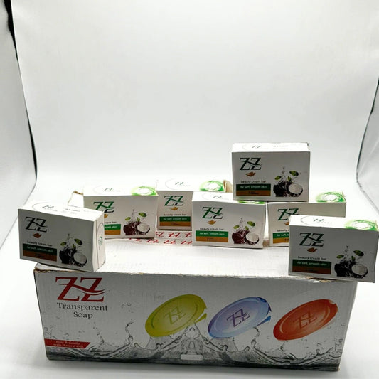 Zz SOAP - Beauty Cream Bar | 1 Pack of 48 | Soft Smooth Skin