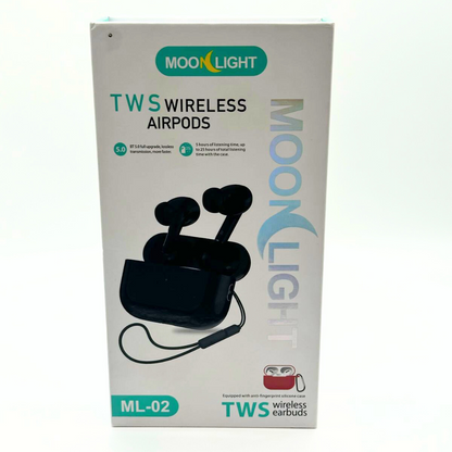 مون لائٹ TWS وائرلیس ایئر پوڈز 5.0 – اعلیٰ معیار کی آواز