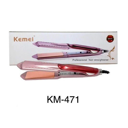 Kemei پروفیشنل ہیئر سٹریٹنر KM-471 - ہموار اور سجیلا