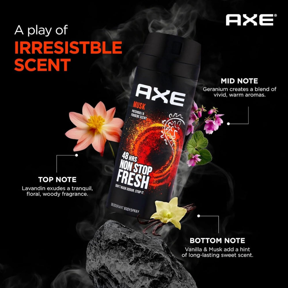 Axe Musk Deodorant Body Spray for Men | 48H Odour Control