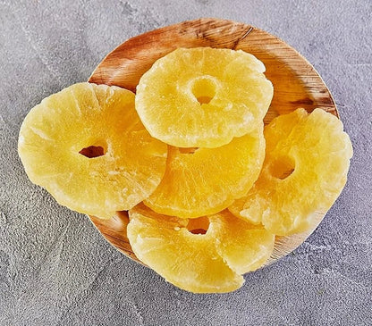 پریمیم خشک انناس کے حلقے A گریڈ 1kg - تازہ اور مزیدار