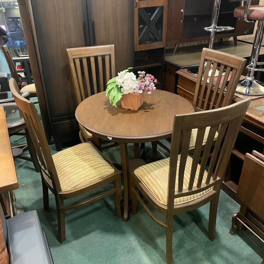 4-Seater Dining Table Set – Solid Wood, Lifetime Guarantee