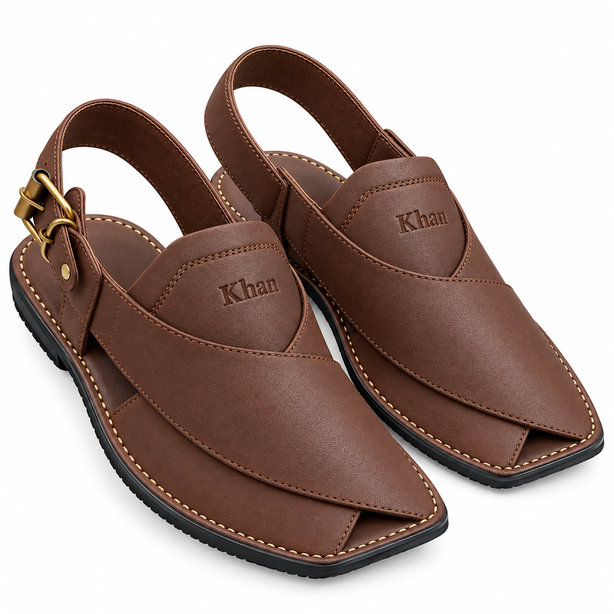 Brown Peshawari Chappal for Men | Traditional Stylish