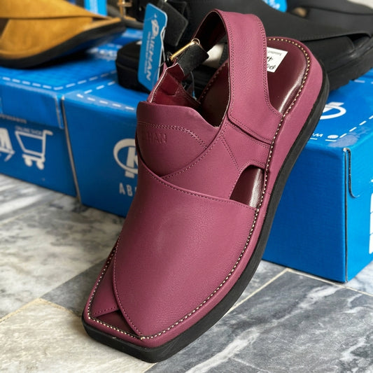 Maroon Paidasho Peshawari Chappal – PAIDASHO Handmade Leather Sandals