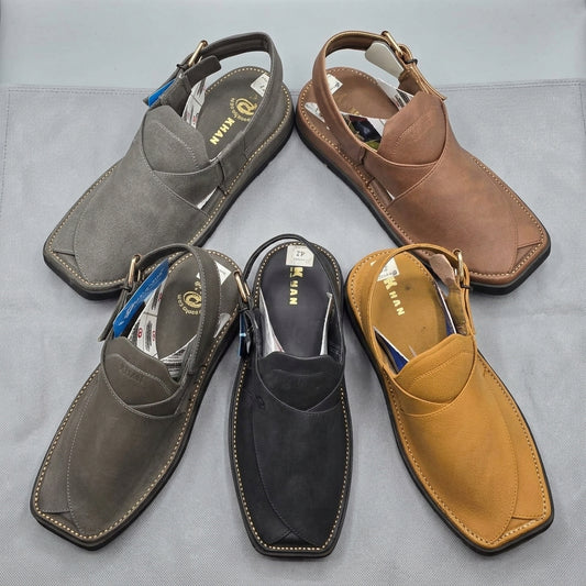 Paidasho Peshawari Chappal Zardari Design – 5 Colors
