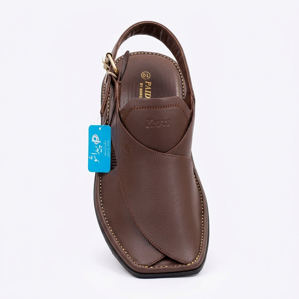 Brown Peshawari Chappal for Men | Traditional Stylish