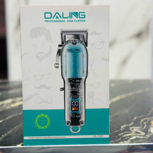 Daling DL-1539 Transparent Cordless Hair Clipper | Pro Cut