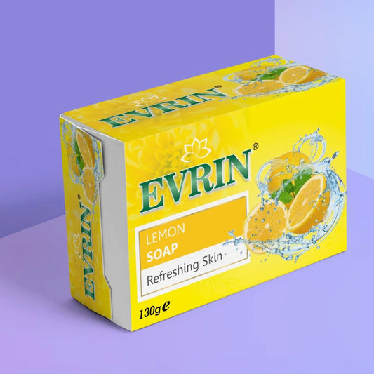 Evrin Lemon Soap 130g – Refreshing Skin – 48 Pcs Carton | Wholesale