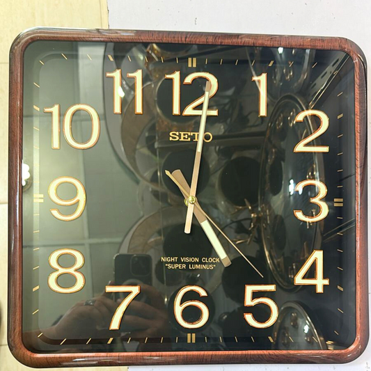 SETO Wall Clock – Modern, Stylish & Silent Wall Timepiece