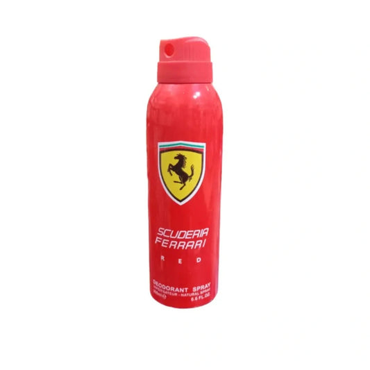 SCUDERIA FERRARI Red Body Spray for Men 200ml – Fresh Scent