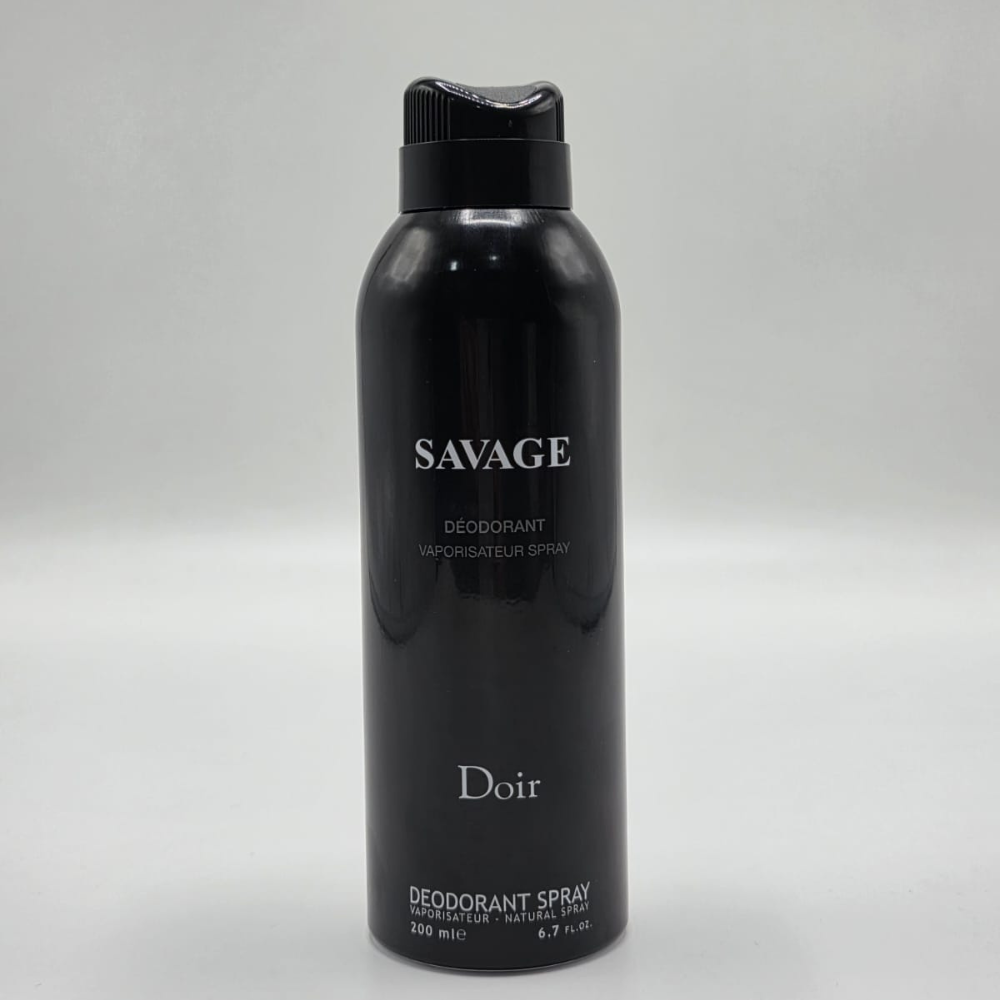 SAVAGE Deodorant Body Spray 200ml – Long Lasting Freshness