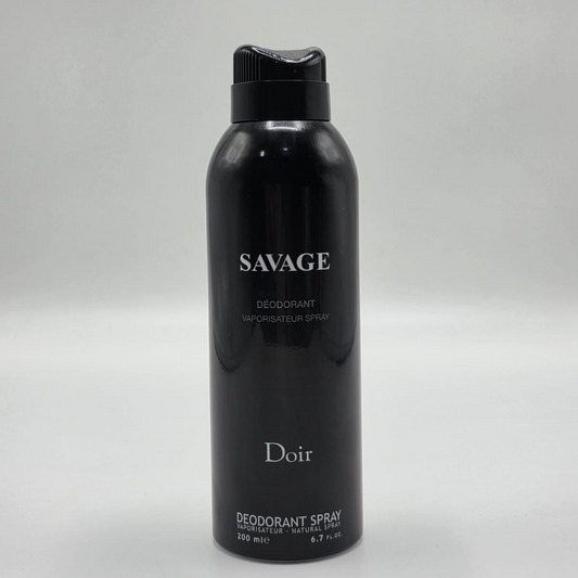 SAVAGE Deodorant Body Spray 200ml – Long Lasting Freshness
