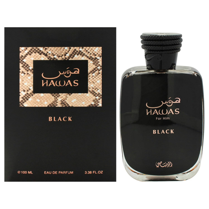 Rasasi Hawas Black EDP 100ml – Luxury Long-Lasting Perfume