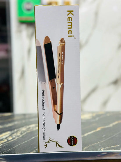 KEMEI KM-3229 پروفیشنل ہیئر سٹریٹنر - ہموار اور چیکنا