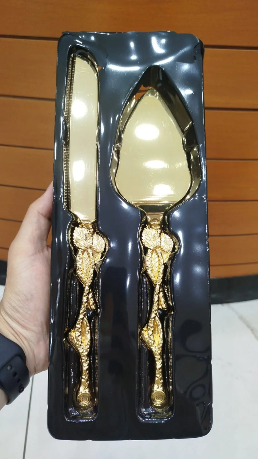 Elegant Wedding Cake Knife & Server Set – 2-Piece
