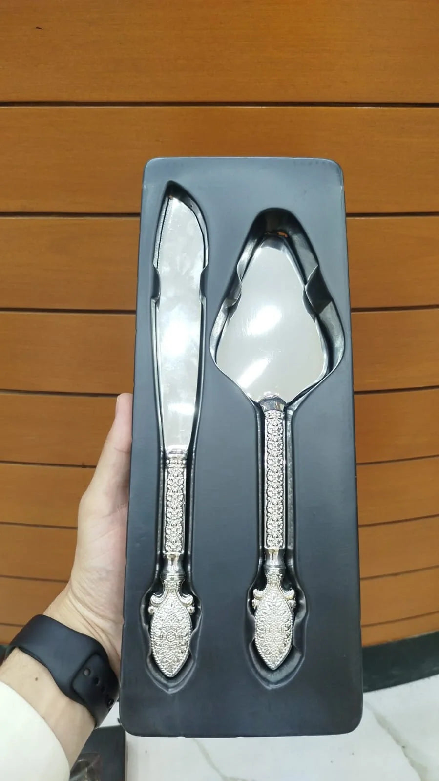 Elegant Wedding Cake Knife & Server Set – 2-Piece