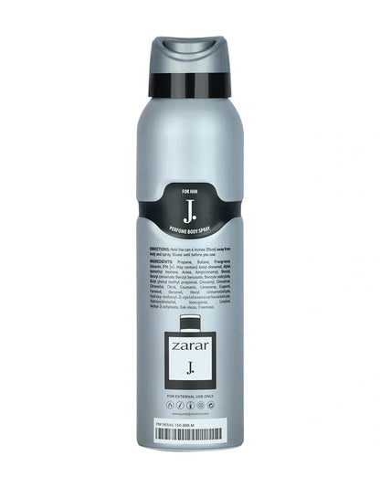 Zarar Pour Homme Perfume Body Spray – Long-Lasting Freshness